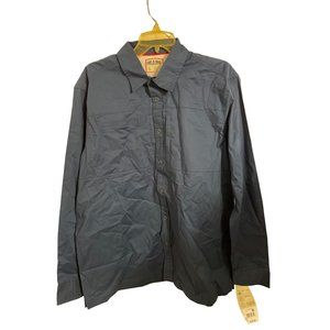 Men's Lake & Trail Long Sleeve Gray Shirt Size L Large